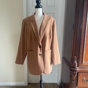 Eloquii Women's Tan Blazer